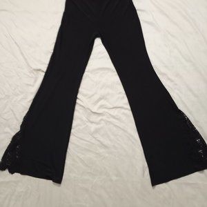 Women's Black Bell Bottom Dress Pants